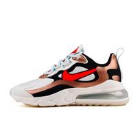 Nike Air Max 270 React Raudonos Bronzinės Moteriški Sportbačiai Laisvalaikio Batai CT3428-100 38.5