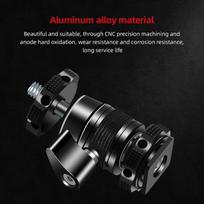 Mini Ball Head Adapter Monitor Mount Cold Shoe Adapter Aluminum Alloy with 1 4 Inch Screw for Mounting Camera Monitor