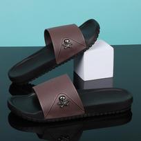Vyriški 48 49 dydžio šlepetės jaunimui didelio dydžio minkštu padu paplūdimio/laisvalaikio sandalai neslystančios minimalistinės lauko vasarinės šlepetės vyrams 38 ruda