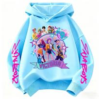 Movie Kpop Demon Hunters Hoodie Boys Girls Cartoon Fashion Sweatshirt Casual Pullover Hoodies 110