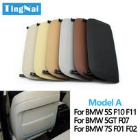Automobilio salono priekinės sėdynės odinis atlošo laikymo panelio uždangalas BMW 5 7 GT serijoms F10 F11 F18 F01 F02 F07 520 523 525 530 730 Model A Black