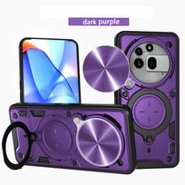 Slide Camera Funda for Nothing Phone 3A Pro Case Ring Stand Protection Back Cover for Nothing Phone 3A Pro Shockproof Phone Capa Nothing Phone 3A Pro violetinė