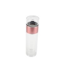 Stiklinė arbatos infuzinė buteliuko 420 ml borosilikatinio stiklo dviguba sienelė sandarus nešiojamas kelioninis arbatos puodelis biriems arbatos lapeliams