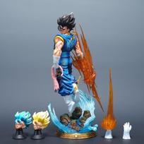 38cm/14.96in Anime Dragon Ball Figure Vegetto Action Figures Pvc Statue Desktop Ornamen Collection Model Toys Gifts With Box