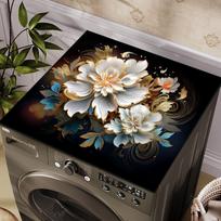 Diatomaceous earth washing machine cover, absorbent, dust-absorbing, universal cover, sun-protective cover, and refrigerator dustproof mat 50X50CM balta