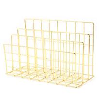 1PC Ins Minimalist Iron Desktop Storage Rack Organizer Table Organizing Rack Document Book Rack Desk Multi-functional Storage Rack auksas