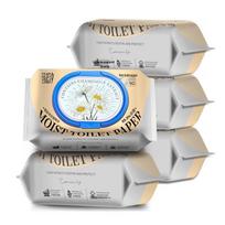 FAXI Chamomile Flushable Wet Wipes - 90 Sheets x 5 Packs