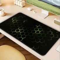 Mouse Pad Computer Laptop Pad Game Console Pad Keyboard Mouse Pad Desk accessories office Pad Waterproof Hexagonal Colour 220x180x2mm