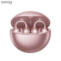 SANAG S6S Ultra Open-Ear Clip-On Bluetooth Earbuds with AI Translation rožinio aukso spalvos