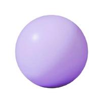 Exercise Ball, 25cm 10Inch Soft Pilates Ball, Small Yoga Ball, Gymnastics Ball, Fitness Ball for Stretching Core Fitness violetinė
