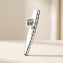 Metal Kazoo for Beginners Easy to Play Perfect Musical Instrument for Guitar and Ukulele Accompaniment sidabras
