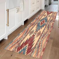 Funny Moroccan Style Persian Floor Mat Anti Slip for Carpets in Traditional Decorat Areas Such As Living Rooms Bedrooms Offices 40X120CM
