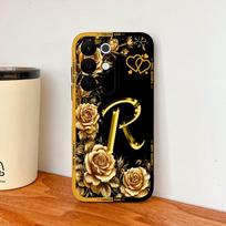 For Realme C85 Pro Phone Cover Flowers Name Letters Soft Liquid Silicone Full Protection Case For Realme C 85 Shockproof Housing realme C85 5G