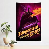 Dark Souls Game Tapestry Retro Gaming Wall Art SciFi Aesthetic Room Decor Wall Hanging For Bedroom Dorm Home Decoration 74x94cm(29x37in)