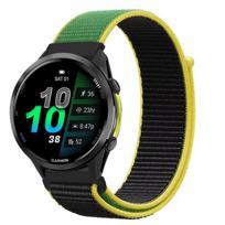 20mm 22mm Nylon Strap for Garmin Forerunner 165 55 265 965 570 970 Wristband for Garmin Venu 4 45mm/Vivoactive 6 5/Active 6 Band Garmin Approach S50
