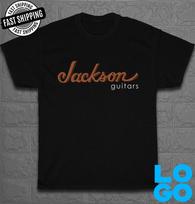 New Tee Jackson Guitars Logo Men's Funny T-Shirt Made In USA Size S to 5XL L gray
