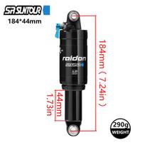 25 modeliai SUNTOUR XC minkšto galinio amortizatoriaus dviračiams black