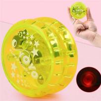 Children Gift High-speed Yoyo Ball LED Light Responsive Flashing YoYo Brain Game Luminous YoYo Children geltona
