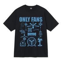 Only Fans Funny T-Shirts Fashion Streetwear Graphic T Shirt Cotton Short Sleeve Humor Pop Tees Unisex Y2k Aesthetic Mens Clothes S įvairiaspalvis