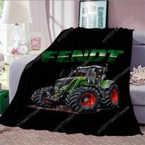 1 Soft Fendt Tractor Print Flannel Blanket - Lightweight All-Season Use, Perfect Gift for Loved Ones, Suitable for Sofa, Bed, Ca 75cmx90cm