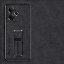 GT7 Sheepskin Leather Stand Phone Case for Realme GT 7T 7 T Shockproof Matte Bumper Magnetic Holder Back Cover for Realme GT7T For Realme GT7