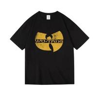 Wu-Tang Clan  Classic W Logo  Vintažiniai skalbti Hip-Hop stiliaus didelio dydžio trumparankoviai marškinėliai S įvairiaspalvis
