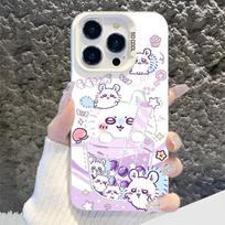 Cute Cartoon C-Chiikawas Phone Case for IPhone 17 16e 16 15 14 13 12 11 Mini Pro Max X XR Air Plus Anti Fall Matte Back Cover iPhone 17 Pro
