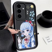 Bear Girl Phone Case Samsung Galaxy S25 S22 S21 S24 S20 S23 FE Note 20 Plus Ultra A35 A25 A55 Silicone Drop Resistant Delicate S20