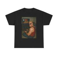 Duke Nukem Funny Graphic Unisex T-shirt Vintage Unisex Heavy Cotton Tee Graphic Tee M