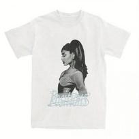 Unisexs Tshirt Ariana Grande Bohemian Style Short Sleeved Round Neck Casual Wear M