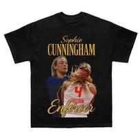 COMBATWEAR Sophie Cunningham Vintage Basketball Graphic Tee, Graphic Tee T-Shirt XXXXL
