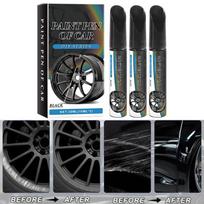 3 PCS Black Rim Scratch Repair Paint Pen for Quick Wheel Hub Restoration gray