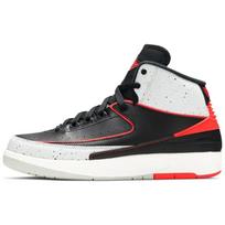 Air Jordan 2 Retro Infrared 23 Gs 395718-023 juoda/raudona