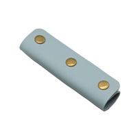 Comfortable Grip Shield For Bag Strap Abrasion Resistant PU Leather Fixing Buckle Protective Sleeve for Handbag Handles dangaus mėlyna spalva