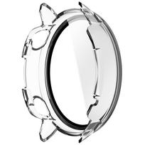 Thin Profile Tempered Glass PC Shielding Full Body defense  & Effortless Removal Shockproof Case for  Watch X2 Mini gryna