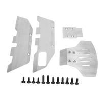 Stainless Steel Chassis Armor Protector for Traxxas 2WD 1/10 RC Car For 1/10 RC Car sidabras