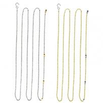Gold Silver Volleyball Net Height Chain 2.5m/8.2ft Volleyball Measure Chain   Measure Equipment 1set