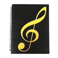 40 Pages Music Binder Spiral-Bound Document Folder File Organizer Spiral-Bound Folder  School juoda
