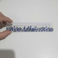 Multifunction Math Drawing Ruler Double-duty Flower Bookmark Creative Drafting Ruler  Stationery A
