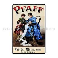 German Pfaff Sewing Machine Mother And Child Vintage Advertisement Metal Signs Plaques Designing Cave Create Tin Sign Poster 20x30cm（7.8x11.8inch）