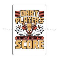 Darts Player Metal Sign Wall Cave Wall Cave Club Bar Garage Designer Tin Sign Poster 20x30cm（7.8x11.8inch）