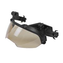 BOOIU Adjustable Tactical Helmet Guide OP Goggles Detachable FAST MICH Helmet Anti Fog and Anti Riot OP CS Protective Goggles Black frame B