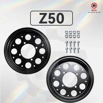 3.0-8  Rim Z50 Monkey Two-Piece Rim Black CNC Wheel Hub Aluminium Gorilla Parts for Monkey Z50 Motorcycles 3.0-8