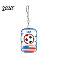 Football Whistle Keychain Pendant Fidget Spinner with And Sound Button American Flag 3D Print Lightweight Stress Relief Toy for Fans Kids Accessory
