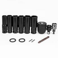 Gisam 14Pcs Electric Impact Wrench Hexs Socket Adapter Kit Drill Chuck Drive Adapter Set for Electric Drill Wrench Screwdrivers kaip parodyta spalva