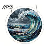 Collectible Puzzle Piece Acrylic Suncatcher Colorful Sun Catchers for Window Hanging DIY Craft Puzzles UV Printed Art Adults Ideal Gift Women Wife B