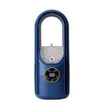 Portable Mini Air Conditioner USB Air Cooler Bladeless Electric Fan 6-speed Silent Timed Air Conditioner Cooling Fan mėlyna