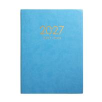 Hardcover Daily Plan Notebook A4 Schedule Planner New Hardcover Planner  School Study mėlyna