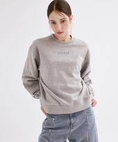 Povere Cozy Embroidery Sweatshirt_Gray Gray/Os