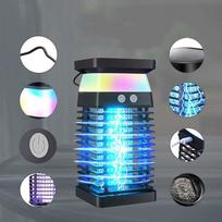 Solar Bug Zapper Outdoor & Indoor Mosquito Zapper Waterproof Fly Trap Portable Electric Mosquito Killer with LED Light for Home 4